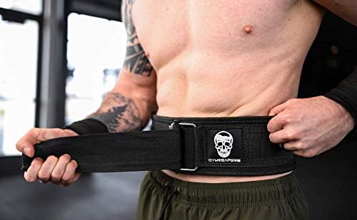 Quick Locking Weight Lifting Belt for Men Gym Belt for Powerlifting Deadlift Belt with 4 Inch Neoprene Metal Buckle Back Support Weightlifting Belt Women