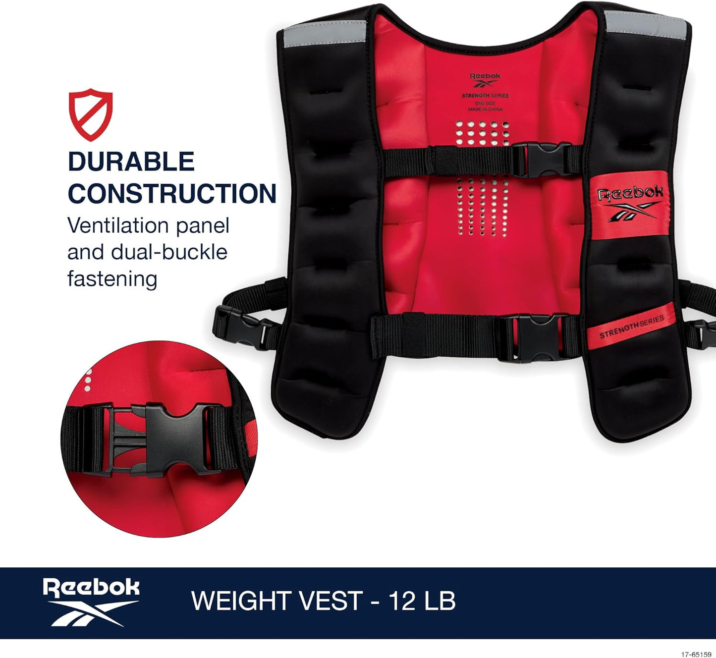 Weighted Vest – Premium Material, Adjustable Fit, Reflective Elements for Full-Body Workouts, Strength Training, and Rehabilitation