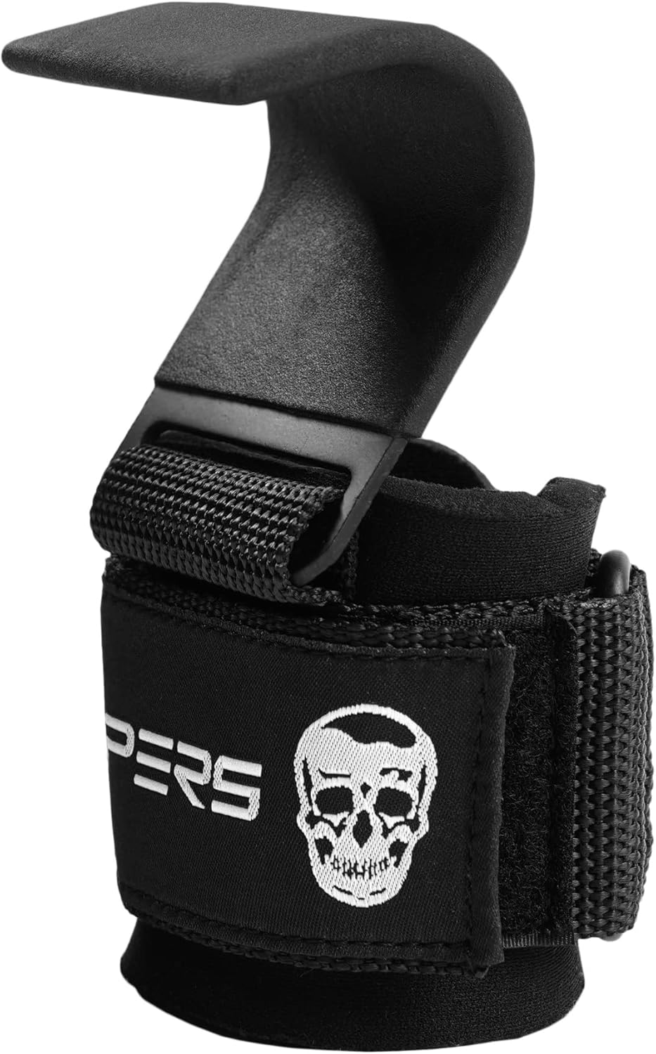 Weight Lifting Hooks (Pair), Heavy Duty Power Wrist Straps Hand Grip Support for Deadlifts, Pull Ups, Shrugs - Gym Gloves for Men and Women