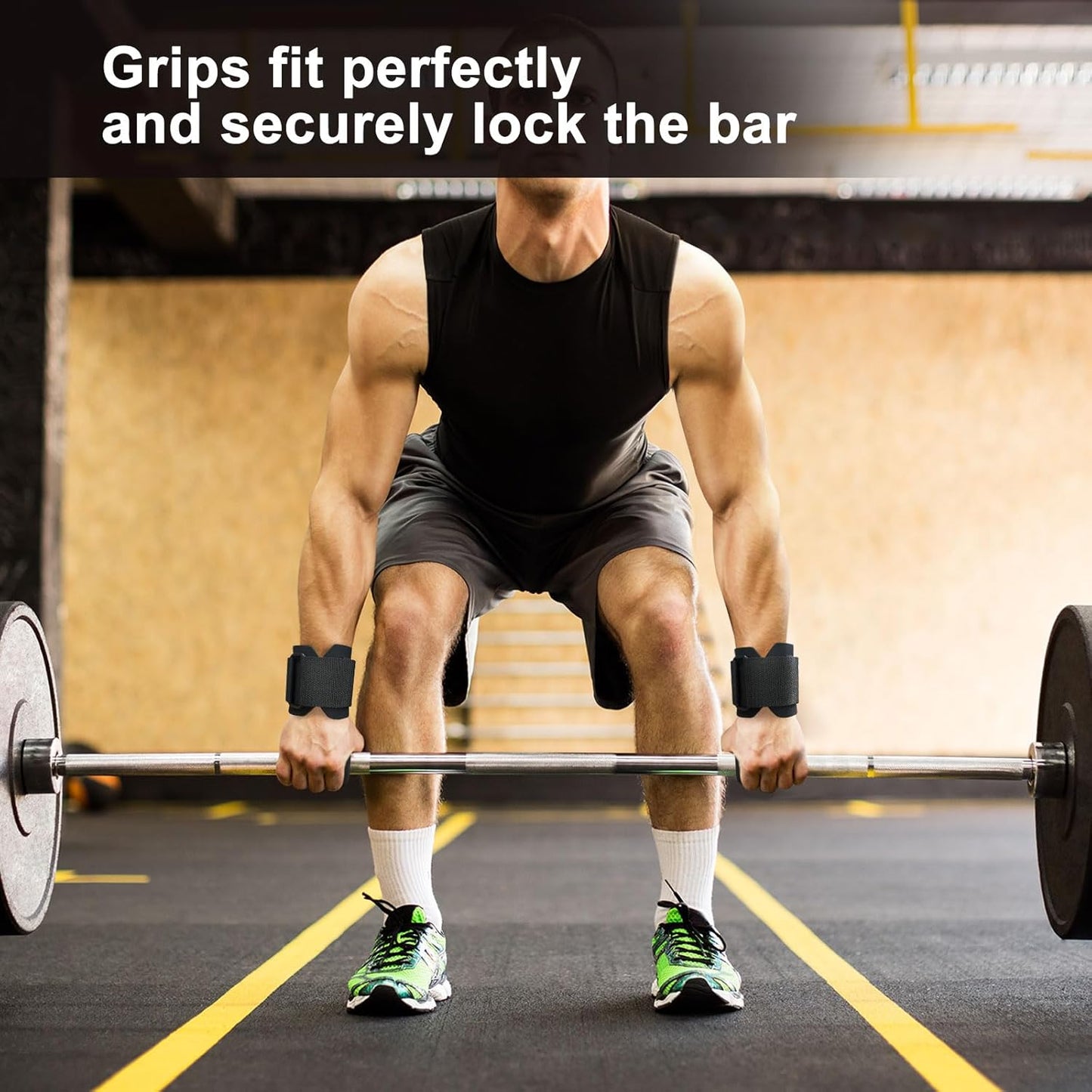 Lifting Hooks for Weight Lifting: Weightlifting Hooks Wrist Straps Hand Grip Support for Deadlift Weightlifting Gym Gloves for Men & Women