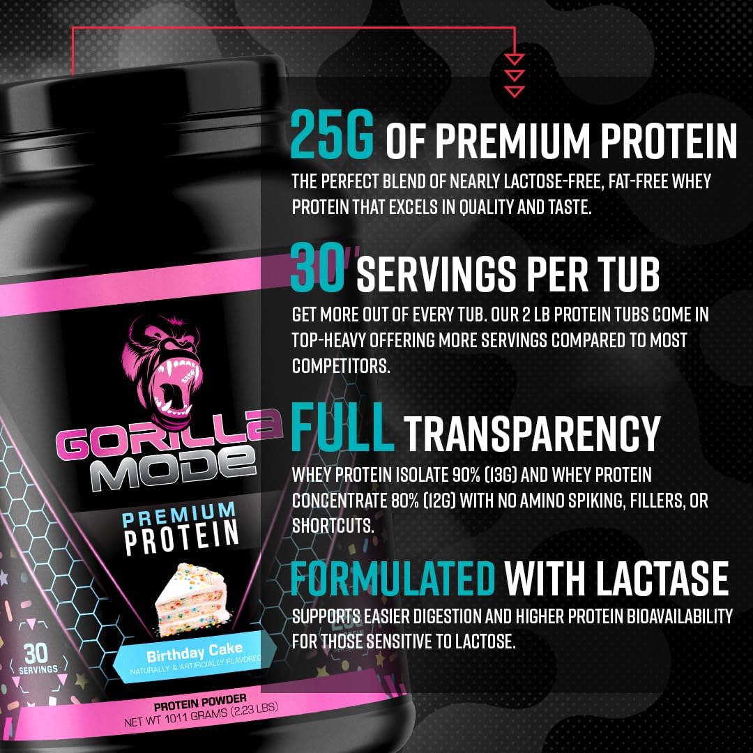 Premium Whey Protein - Chocolate Peanut Butter, 25 Grams of Whey Protein Isolate & Concentrate,Recover and Build Muscle (30 Servings)
