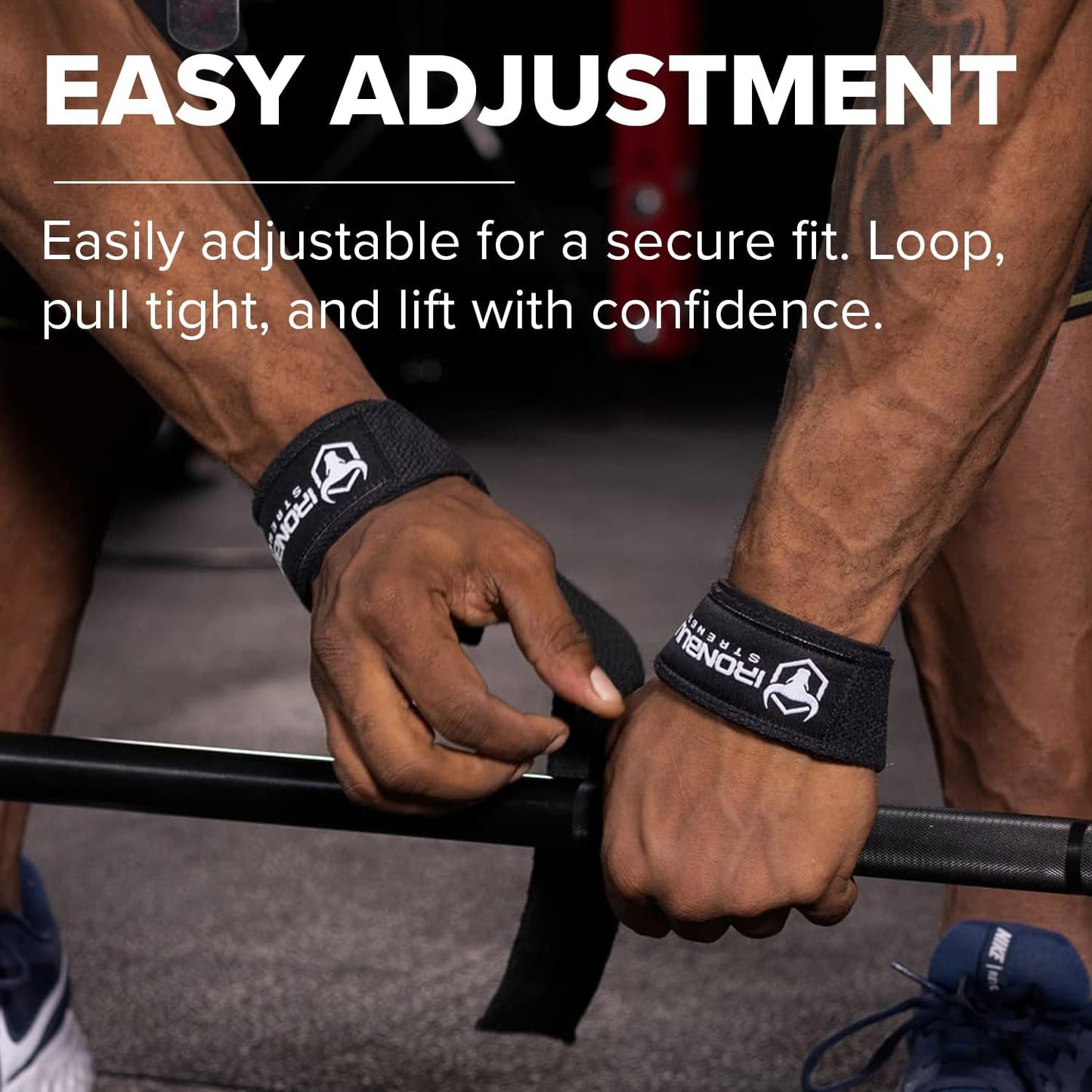 Lifting Wrist Straps for Weightlifting (1 Pair) – Padded Lifting Straps for Deadlifts, Powerlifting, Strength Training & Bodybuilding – Gym Straps for Men & Women