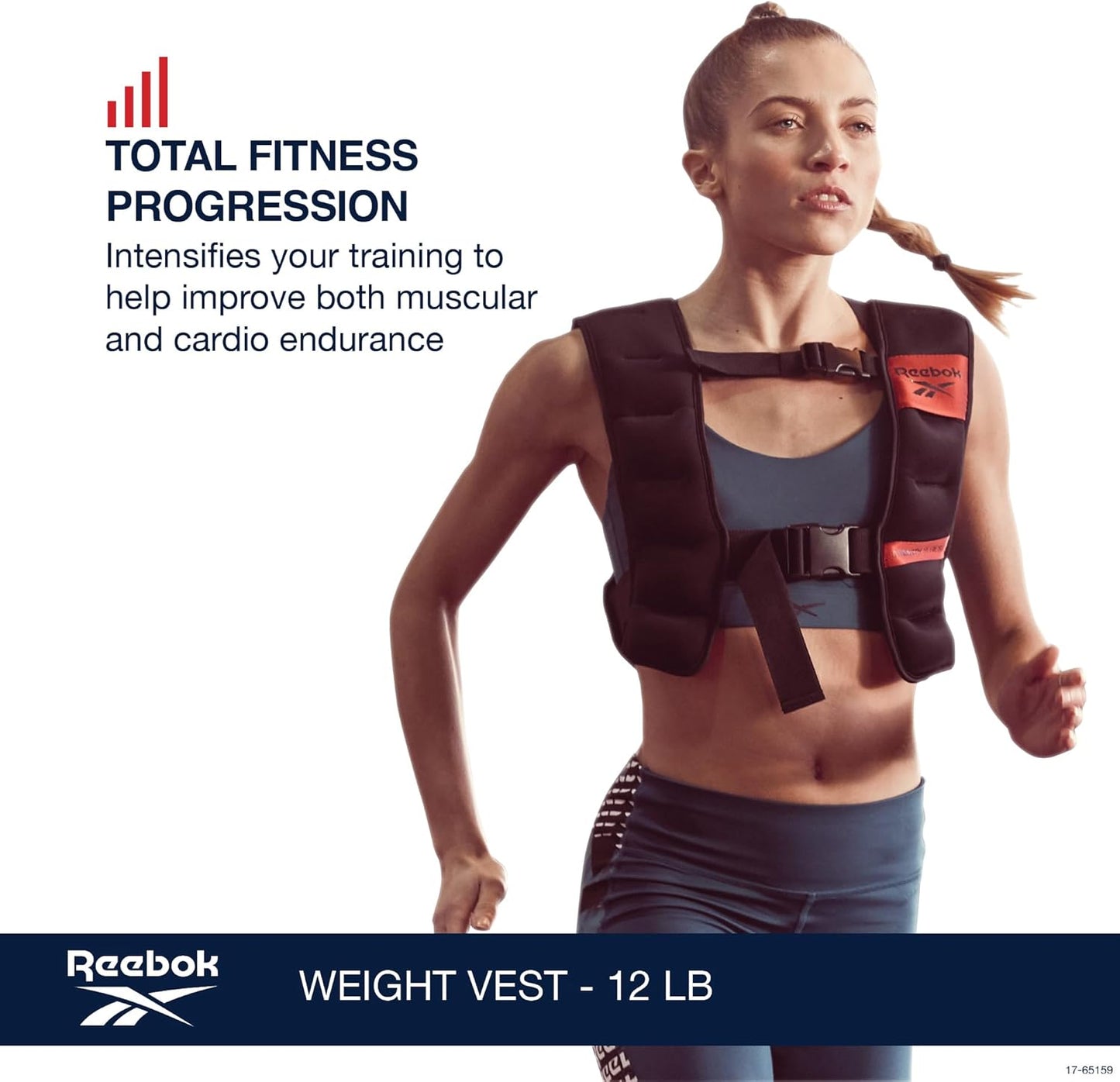 Weighted Vest – Premium Material, Adjustable Fit, Reflective Elements for Full-Body Workouts, Strength Training, and Rehabilitation