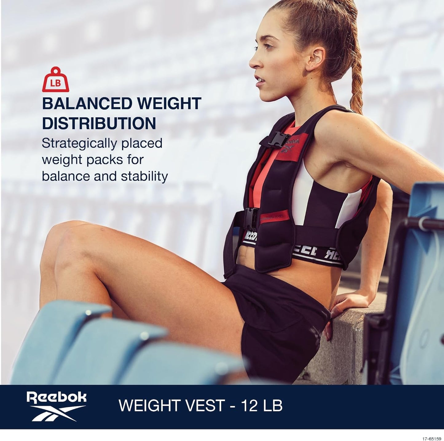 Weighted Vest – Premium Material, Adjustable Fit, Reflective Elements for Full-Body Workouts, Strength Training, and Rehabilitation