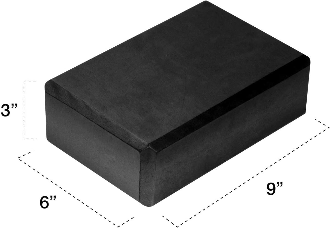 Yoga Block - Supportive Latex-Free Eva Foam - Soft Non-Slip Surface with Beveled Edges for Yoga, Pilates, Meditation - Yoga Accessories for Stability, Balance, Deepen Stretches