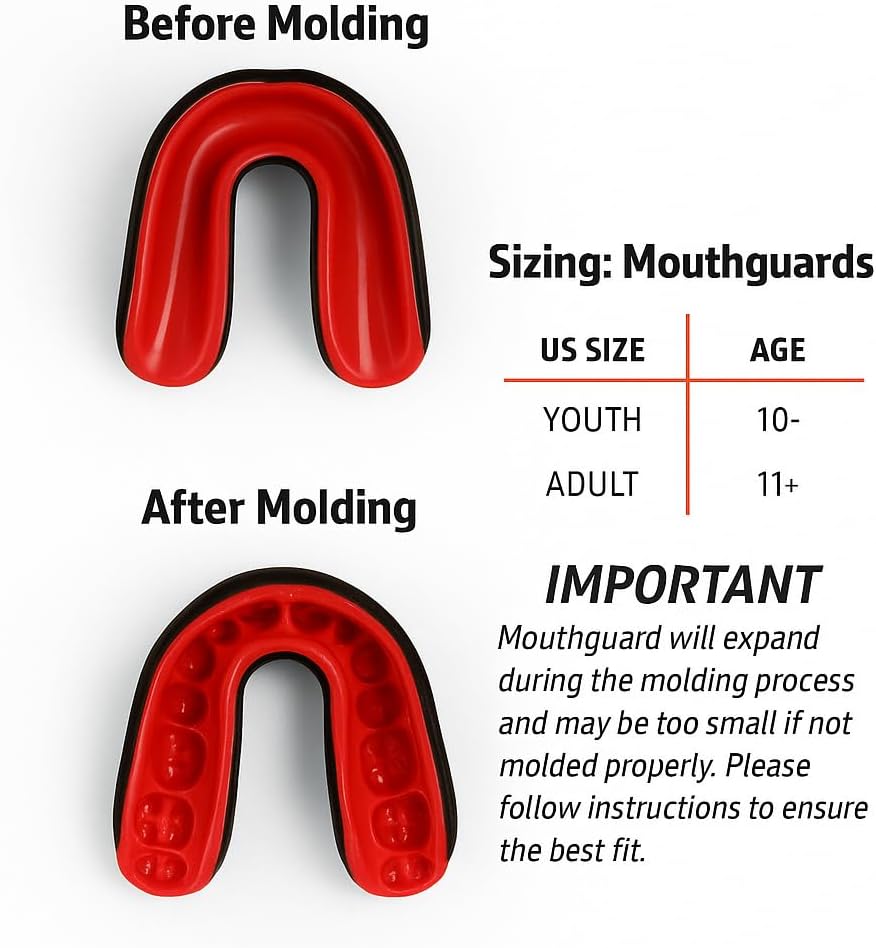 Challenger Mouthguard - Red/Black