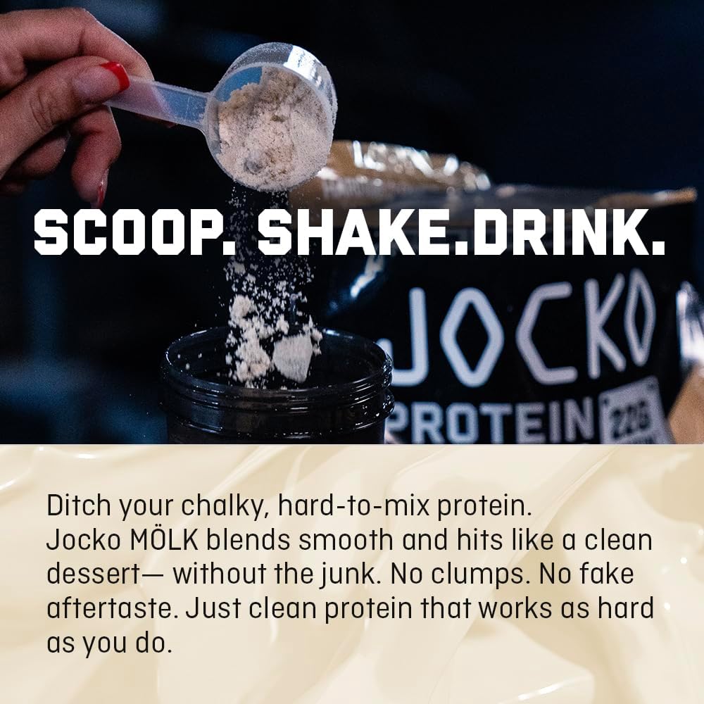 Mölk Whey Protein Powder 22G Low Sugar Monk Fruit Blend - Muscle Recovery & Growth, Packaging May Vary (31 Servings, Chocolate Peanut Butter)