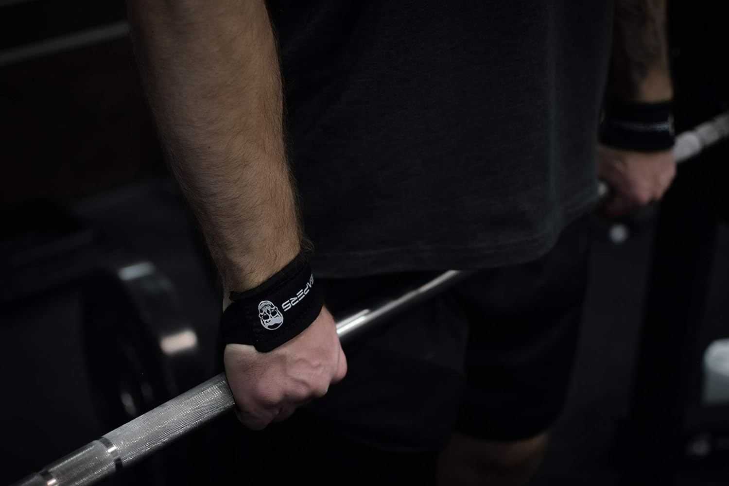 Lifting Wrist Straps for Weightlifting, Bodybuilding, Powerlifting, Strength Training, & Deadlifts - Padded Neoprene with 18 Inch Cotton