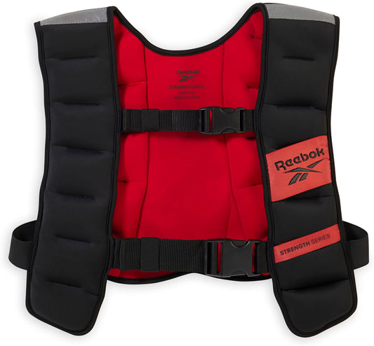 Weighted Vest – Premium Material, Adjustable Fit, Reflective Elements for Full-Body Workouts, Strength Training, and Rehabilitation