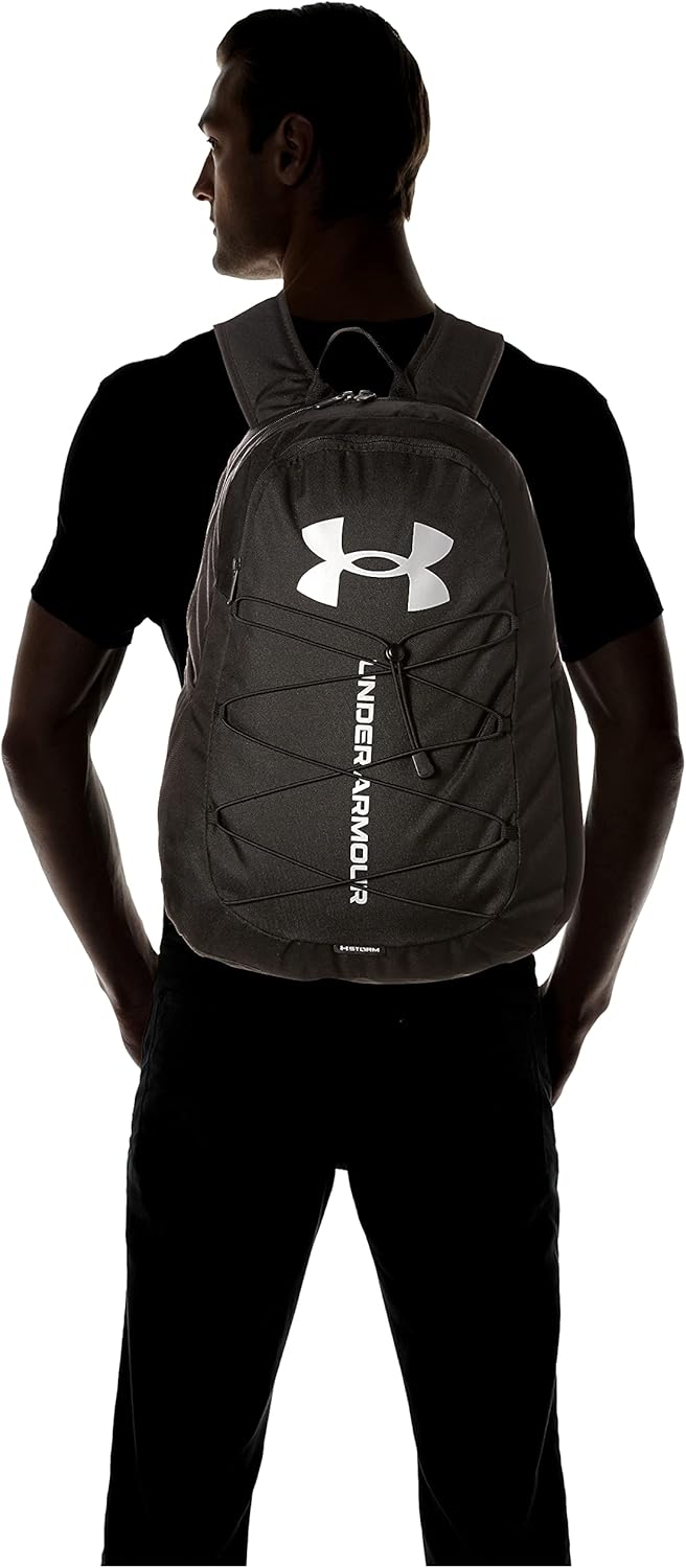 Unisex-Adult Hustle Sport Backpack , Black (001)/Silver , One Size Fits All