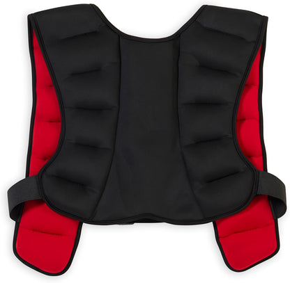 Weighted Vest – Premium Material, Adjustable Fit, Reflective Elements for Full-Body Workouts, Strength Training, and Rehabilitation