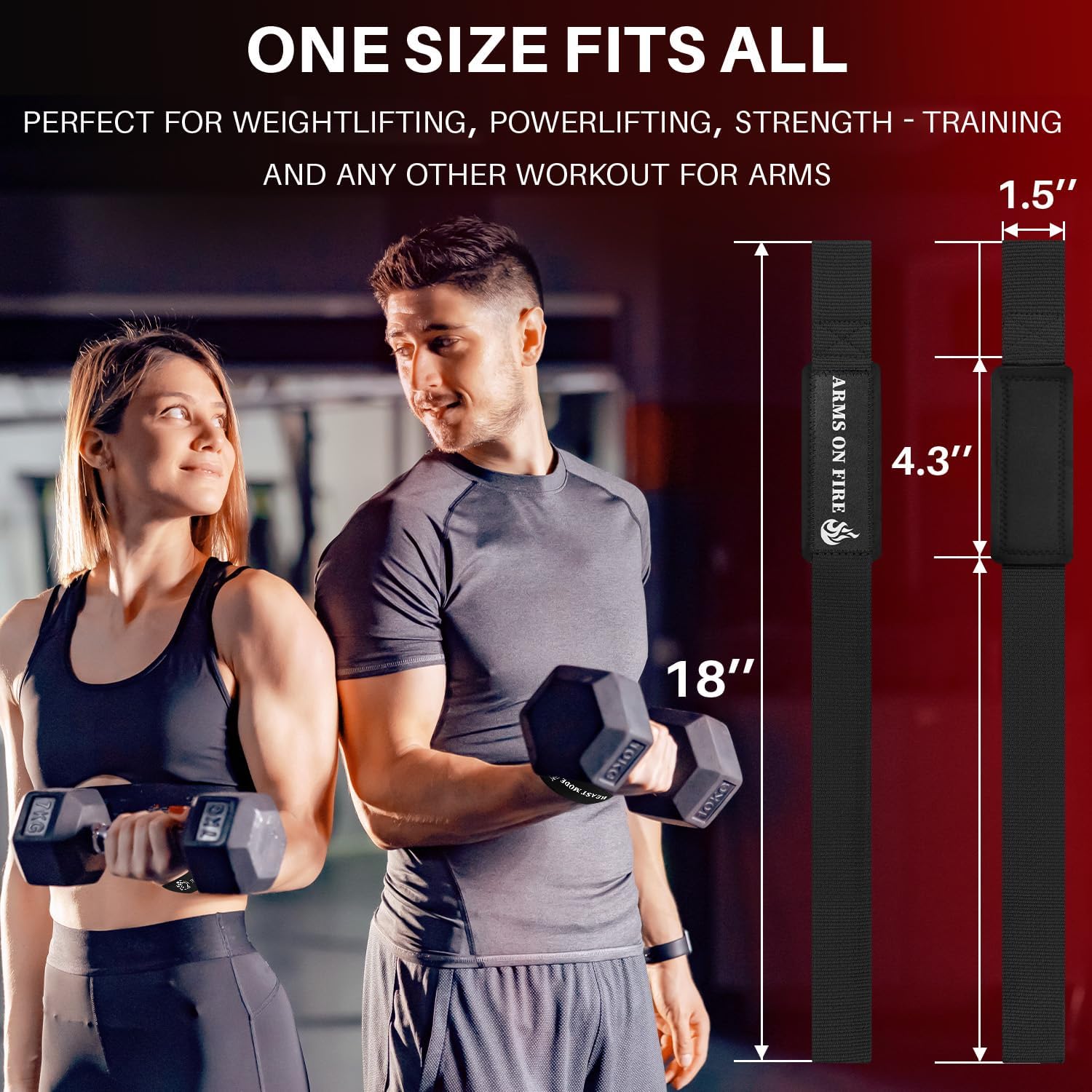 Wrist Lifting Straps with Neoprene Padding Support – Heavy Duty Wrist Workout Straps for Men and Women – Ideal for Powerlifting, Strength Training, Bodybuilding