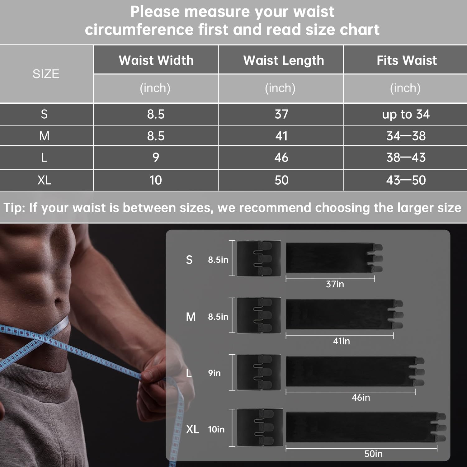 Waist Trimmer Sweat Waist Trainer for Women and Men Waist Sweat Belt Band Belly Stomach Wrap