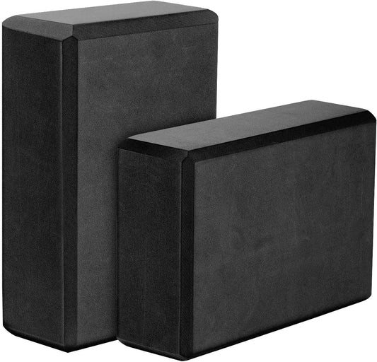 Yoga Block - Supportive Latex-Free Eva Foam - Soft Non-Slip Surface with Beveled Edges for Yoga, Pilates, Meditation - Yoga Accessories for Stability, Balance, Deepen Stretches