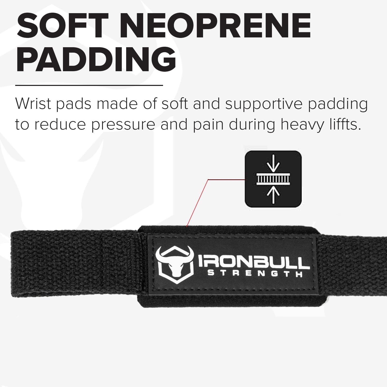 Lifting Wrist Straps for Weightlifting (1 Pair) – Padded Lifting Straps for Deadlifts, Powerlifting, Strength Training & Bodybuilding – Gym Straps for Men & Women