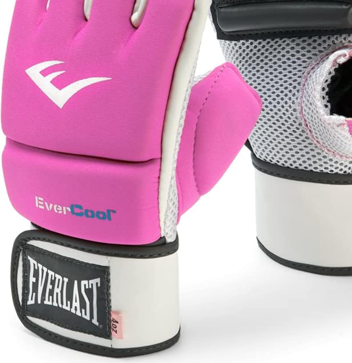 Evercool Breathable and Comfortable Full Wristwrap Support Neoprene MMA Kickboxing Gloves with Mesh Palm and Knuckle Padding