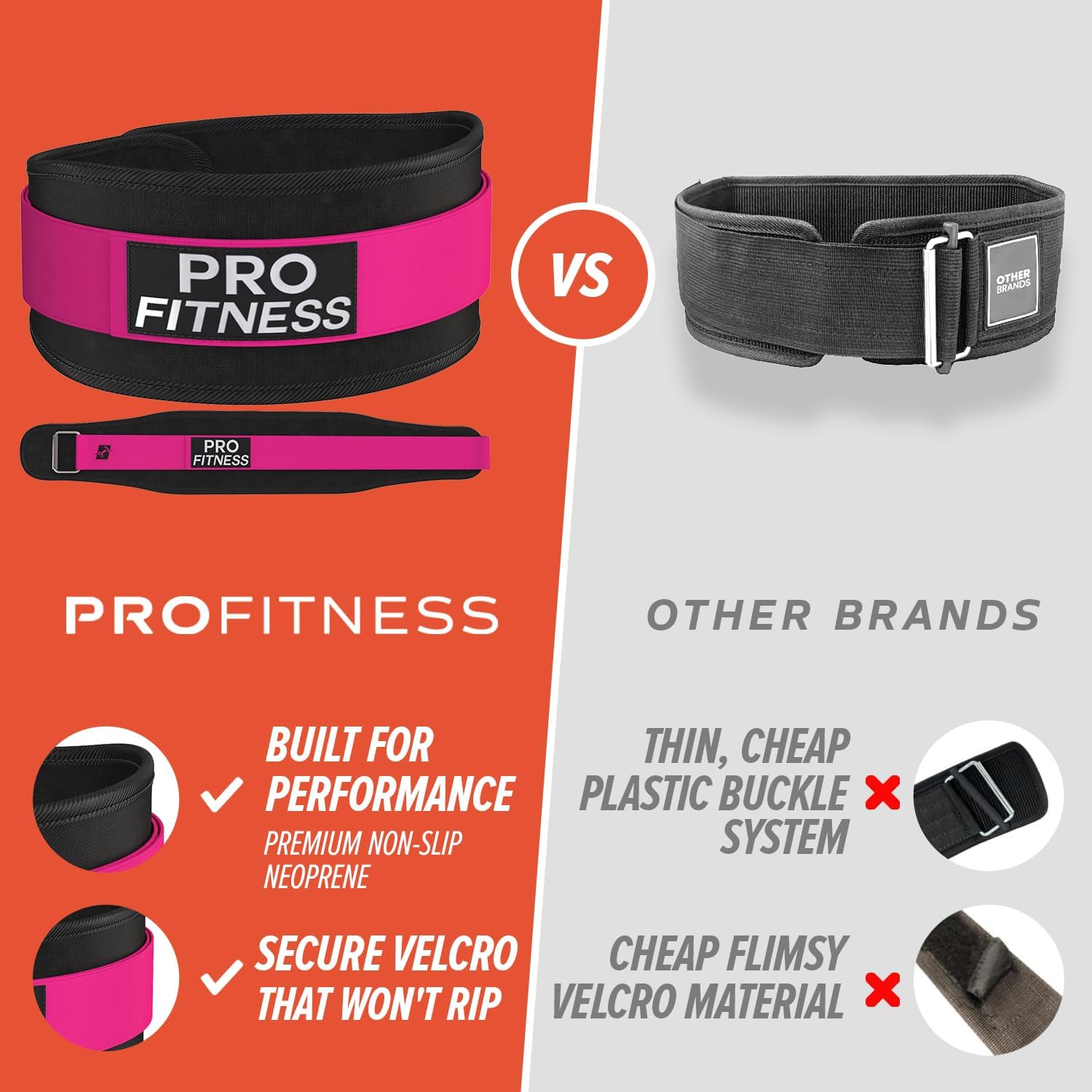 Weight Lifting Belt for Women - 4'' Wide Comfortable Workout Belt for Women - Weight Belt for Women Squats & Deadlifts - Back Support Weight Lifting Belt Women & Men