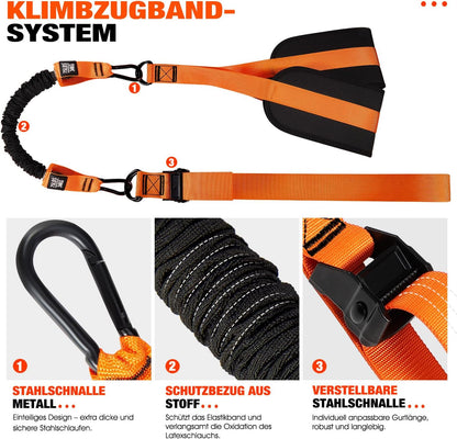 Pull up Assistance Bands, Heavy Duty Resistance Band for Pull up Bar, Adjustable Weight/Size with Fabric Feet/Knee Rest, Bands for Pull up Assist for Strength Training, Pull up Assist Band