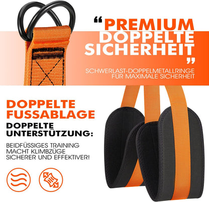 Pull up Assistance Bands, Heavy Duty Resistance Band for Pull up Bar, Adjustable Weight/Size with Fabric Feet/Knee Rest, Bands for Pull up Assist for Strength Training, Pull up Assist Band
