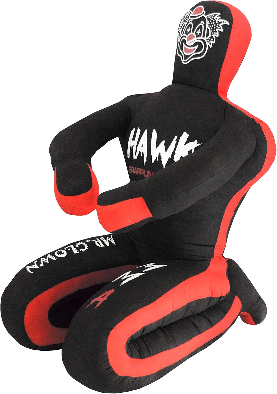 Clown Grappling Dummy for Combat Sports Mastery, Moveable and Strikeable Punching Dummy for Adults, 5 Ft. Boxing Dummy for MMA Jiu-Jitsu, Judo, Karate, and Wrestling Training and Sparring