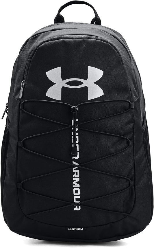 Unisex-Adult Hustle Sport Backpack , Black (001)/Silver , One Size Fits All