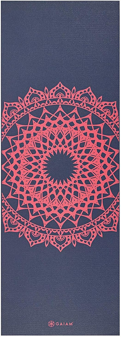 Print Yoga Mat, Non Slip Exercise & Fitness Mat for All Types of Yoga, Pilates & Floor Exercises