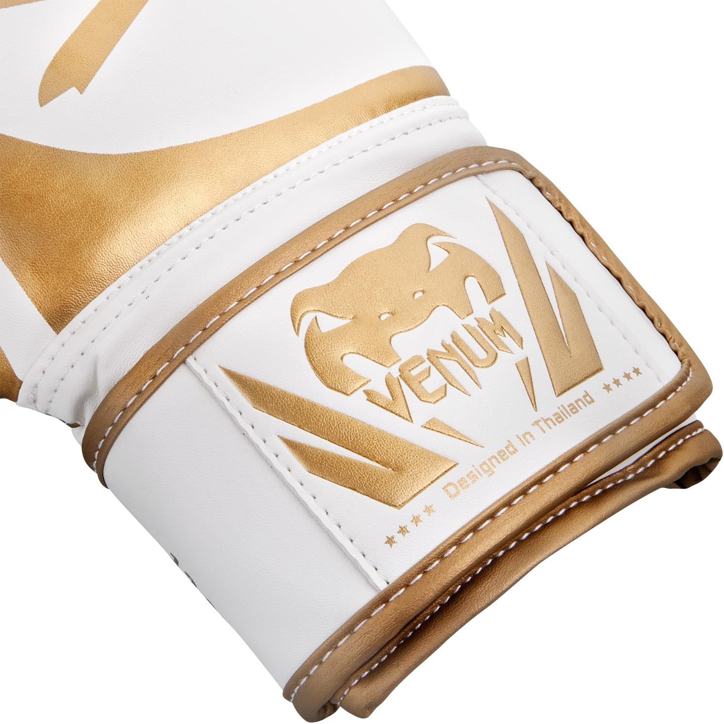 Challenger 2.0 Boxing Gloves - White/Gold - 12-Ounce