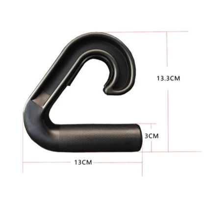 Pull up Hand Grip Ergonomic Hook Type Fitness Handle Gym Deadlift Pull down Grips Versatile Weights Roating Exercise Equipment