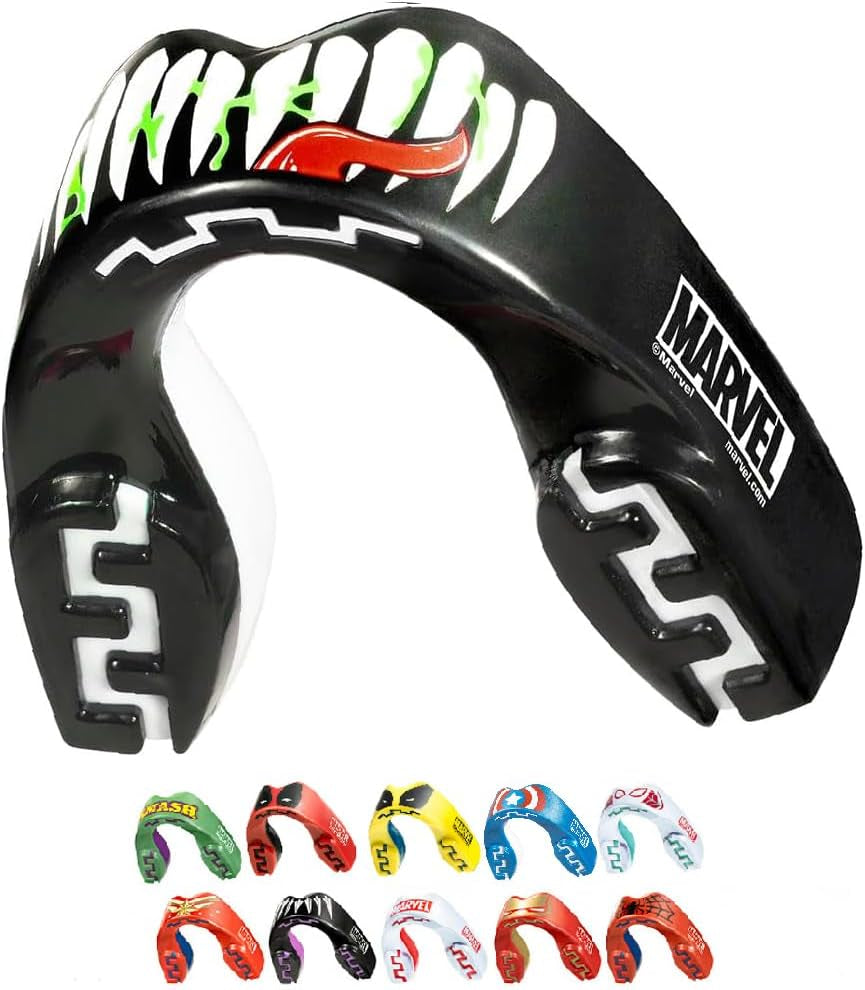 Venom Sports Mouthguard Dual Layer Premium Protection Adults Gum Shield with Case for Boxing, MMA, Rugby, Martial Arts, Judo and All Contact Sports