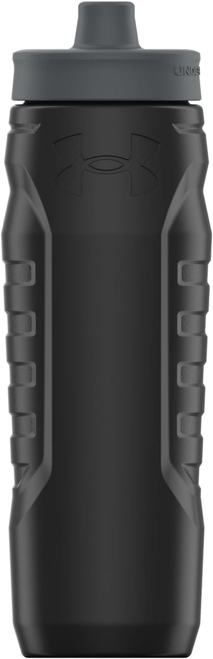 Squeeze Water Bottles, 32 Oz Water Bottles, Sideline Sports Water Bottle with Quick-Shot Lid, Quick & Easy Hydration, Gym Water Bottles, Squeeze Bottle, 1 32Oz Bottle